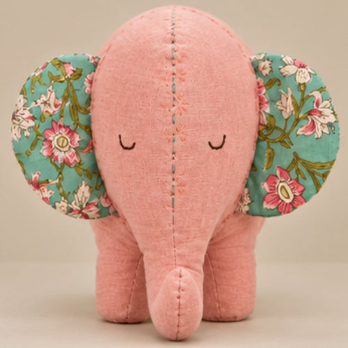 Ellie — Upcycled Elephant Plush