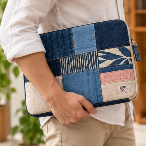 Reboot — Upcycled Laptop Sleeve