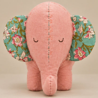 Ellie — Upcycled Elephant Plush